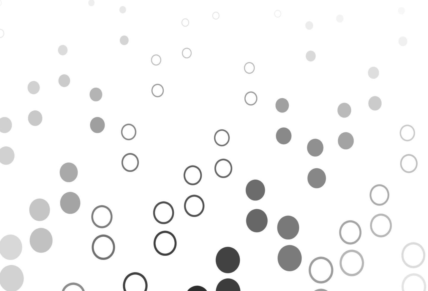 Light Silver, Gray vector cover with spots.