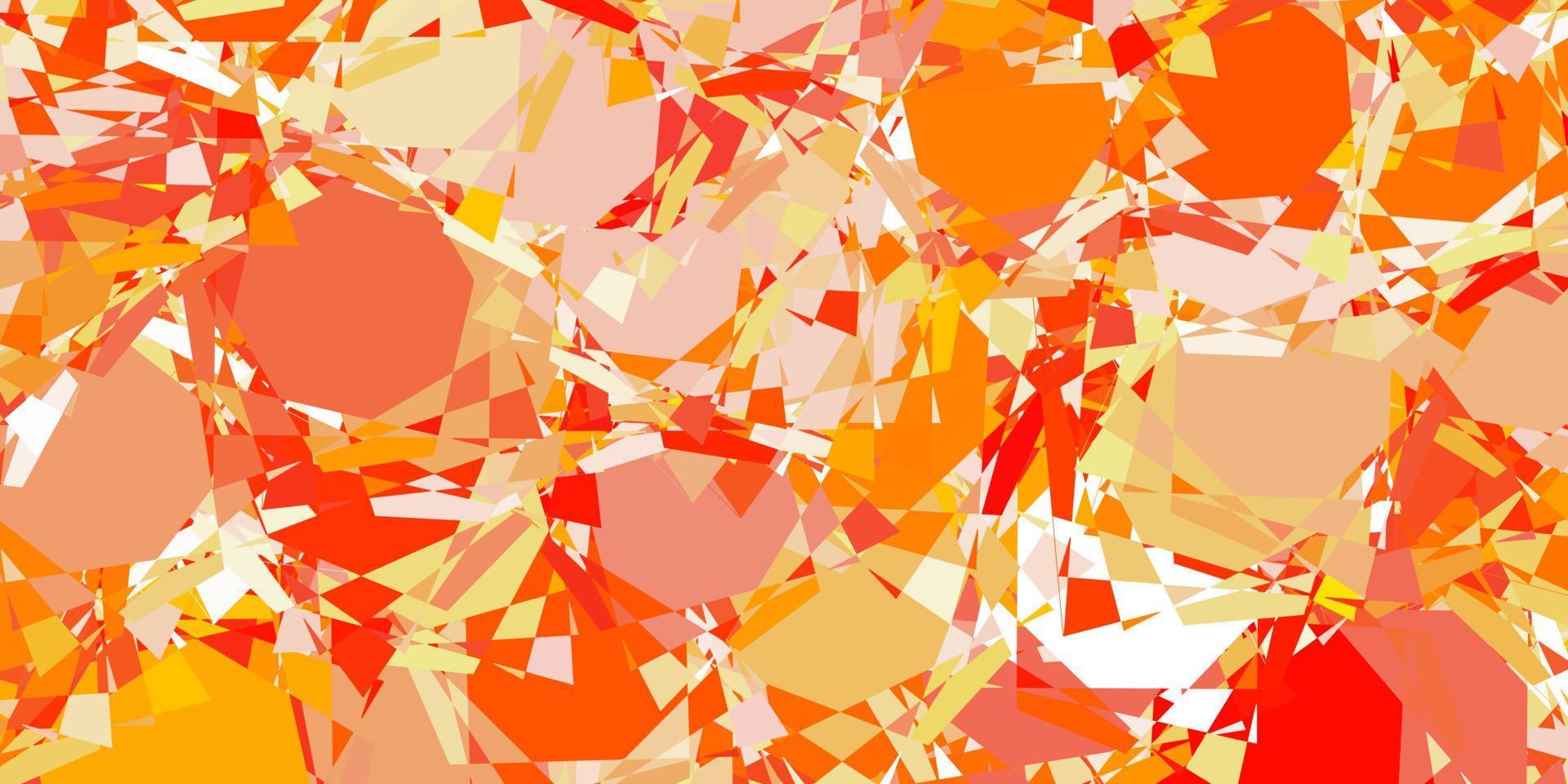 Light Orange vector layout with triangle forms.