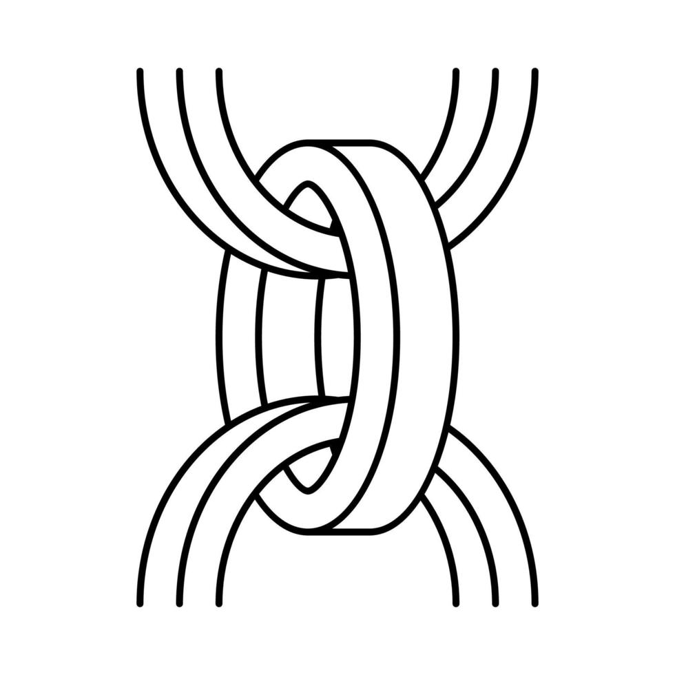 belcher chain line icon vector illustration