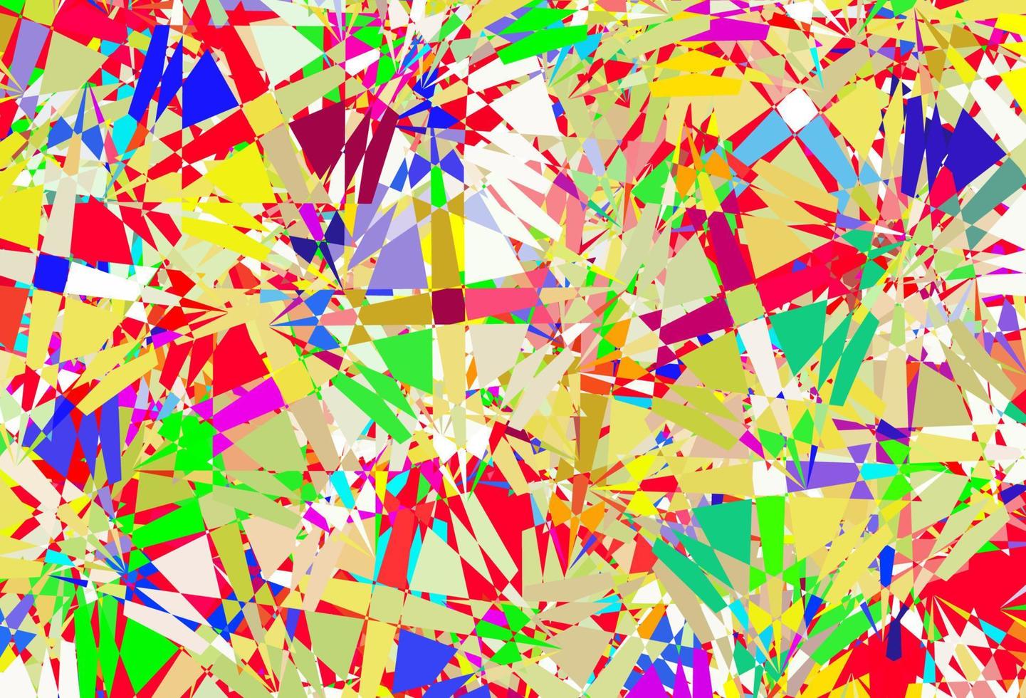 Light Multicolor vector pattern with polygonal shapes.