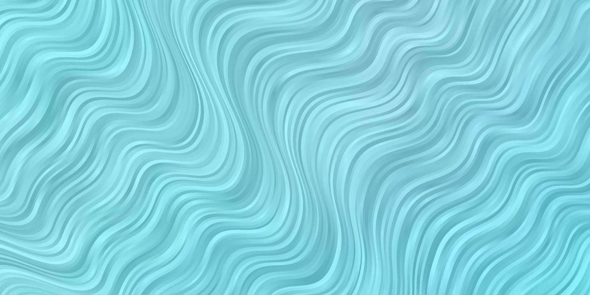 Light BLUE vector background with curves.