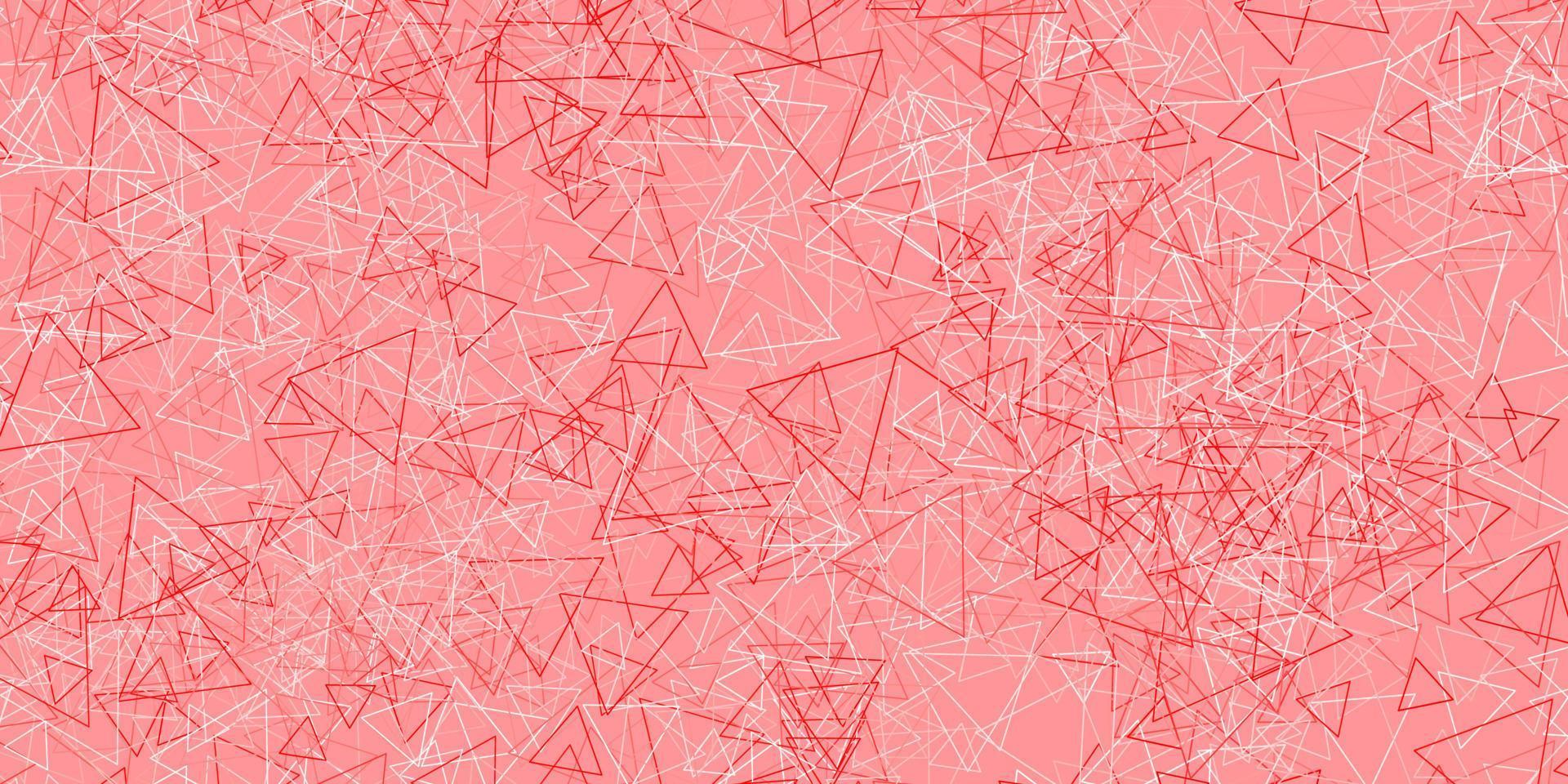 Dark Orange vector background with polygonal forms.