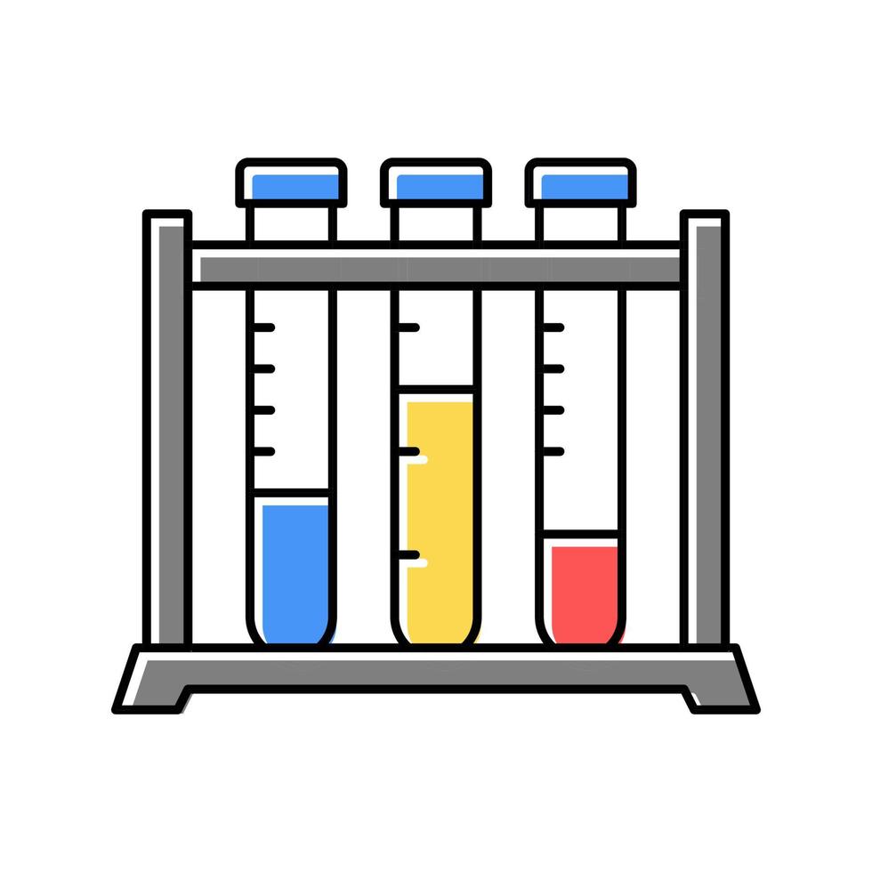 test tube rack color icon vector isolated illustration 18997007 Vector
