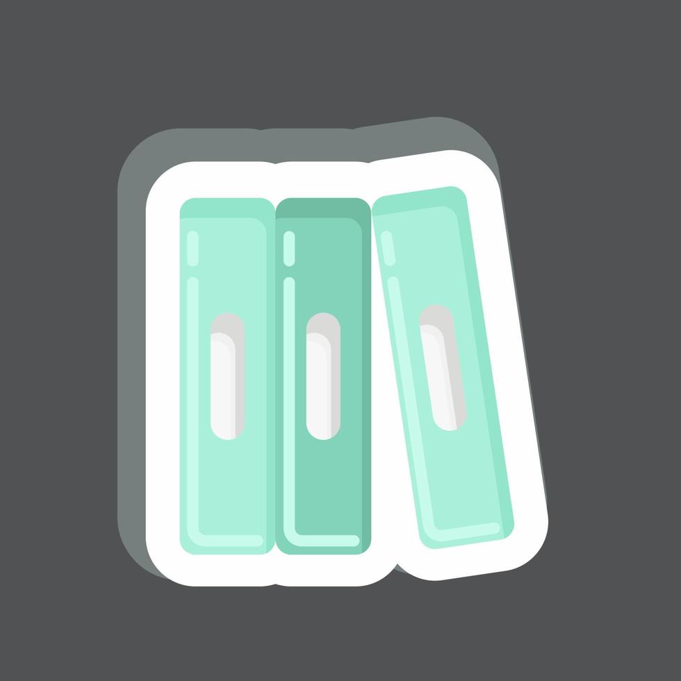Sticker Self Study. related to Education symbol. simple design editable. simple illustration vector