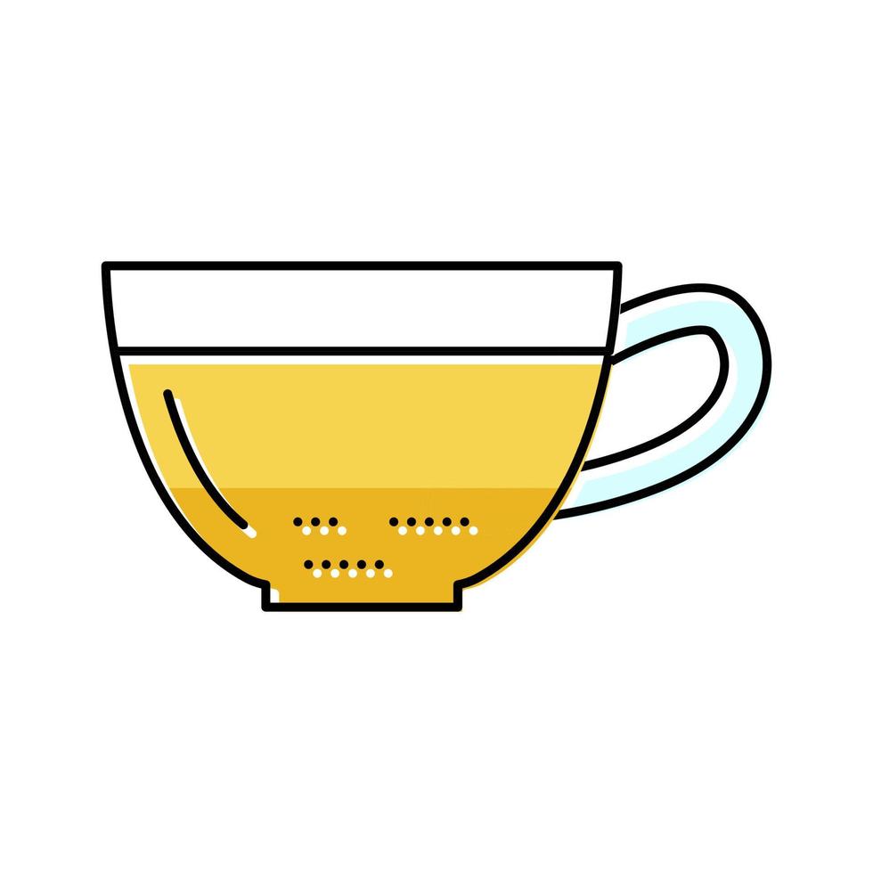 té bebida bebida color icono vector ilustración