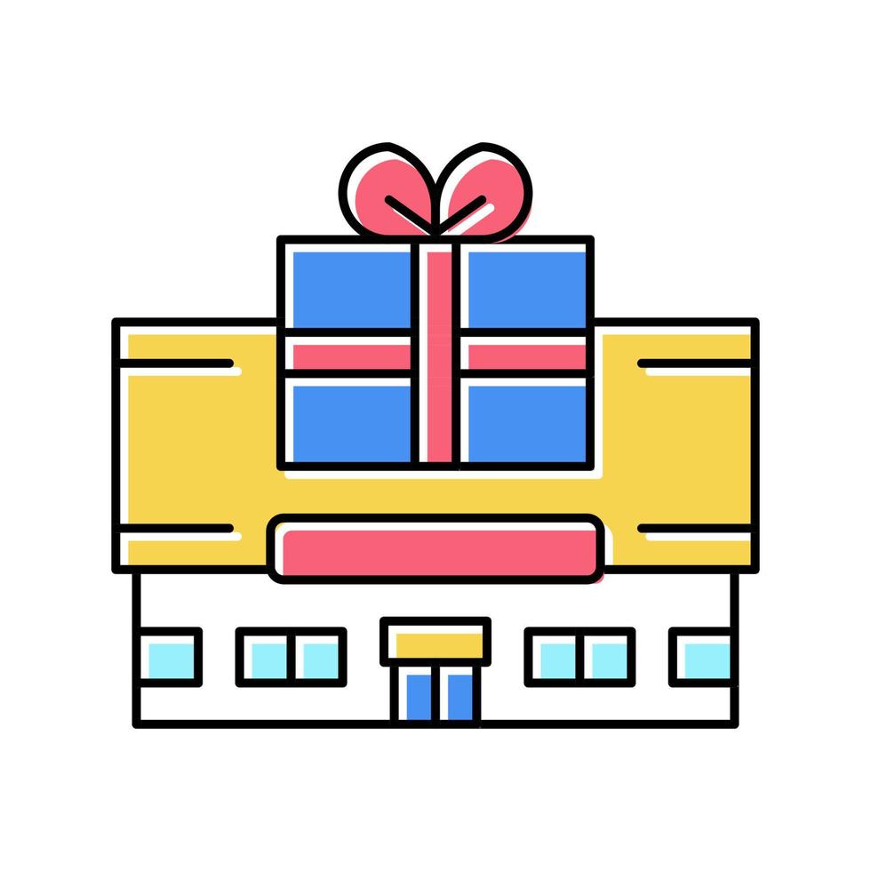 toy shop color icon vector illustration