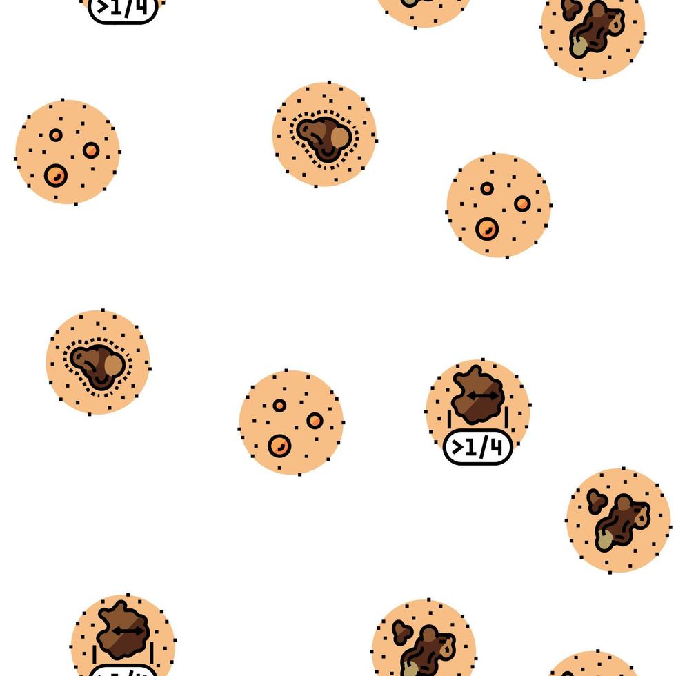 Mole Skin Problem And Disease vector seamless pattern