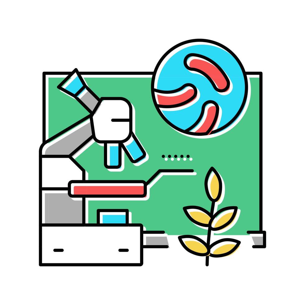 biology school lesson color icon vector illustration