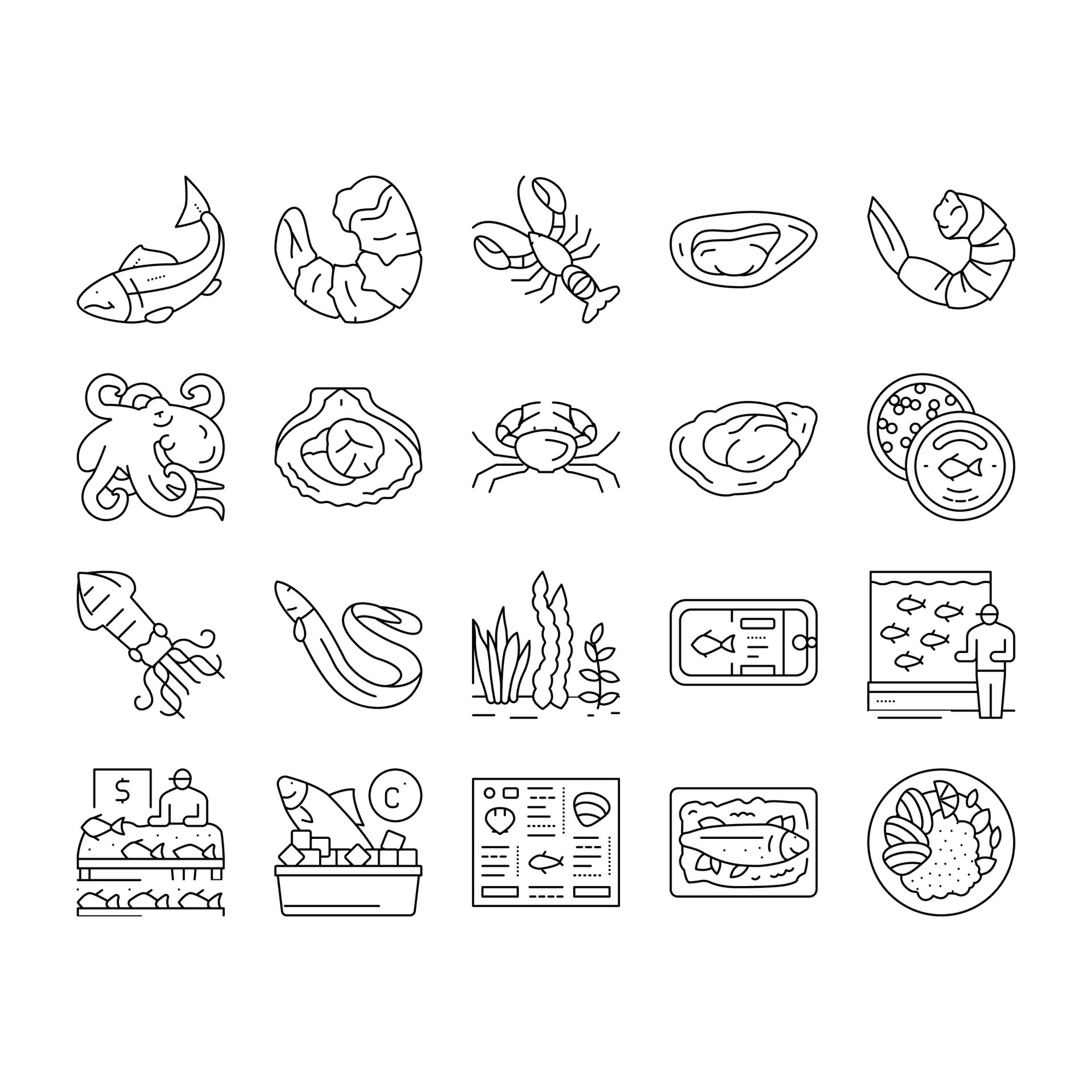 seafood-cooked-food-dish-menu-icons-set-vector-18997857-vector-art-at