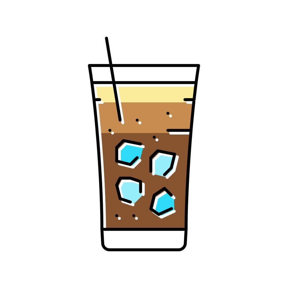 fredo coffee color icon vector illustration