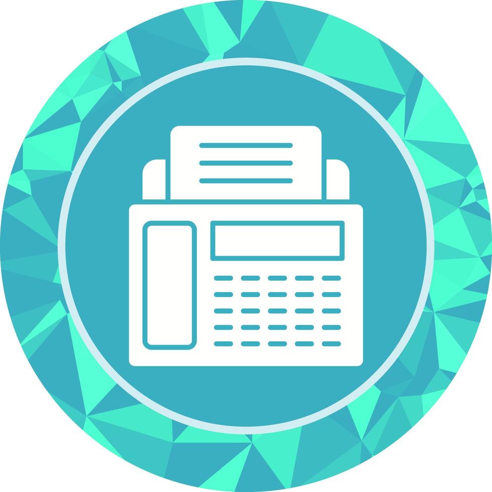 Fax Machine Vector Icon