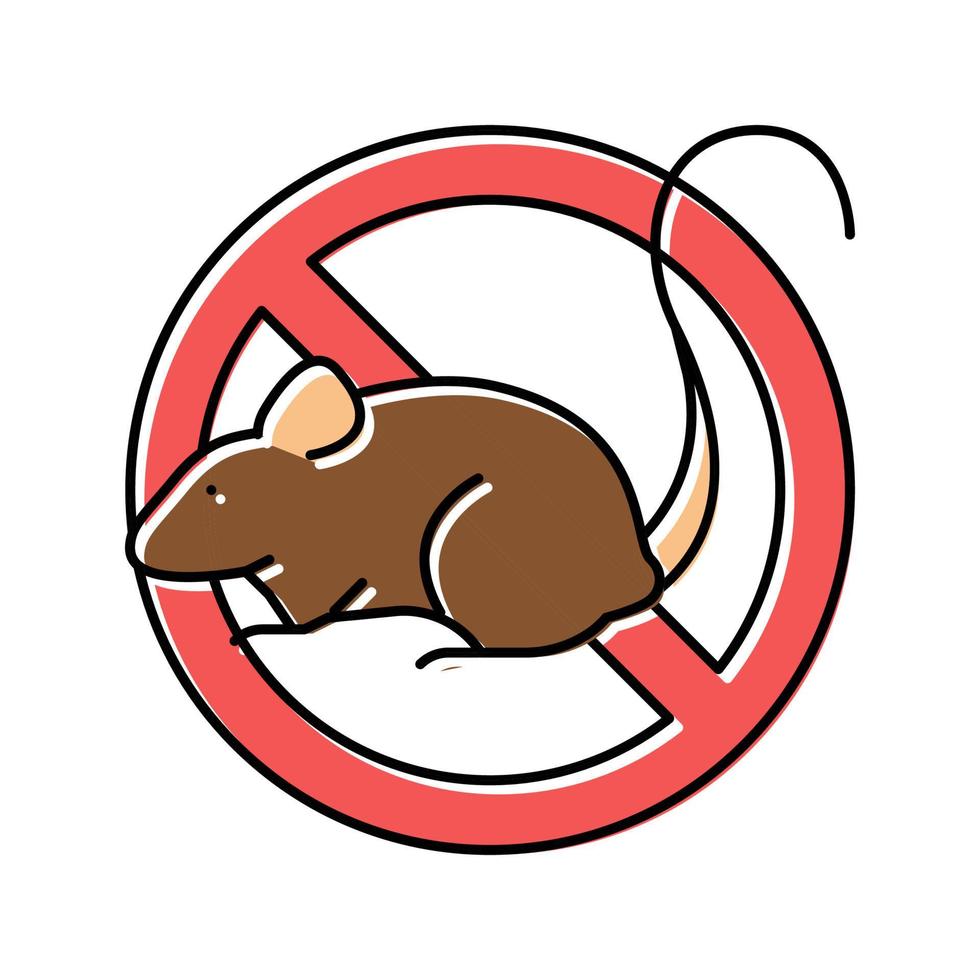 ilustración de vector de icono de color de control de ratones