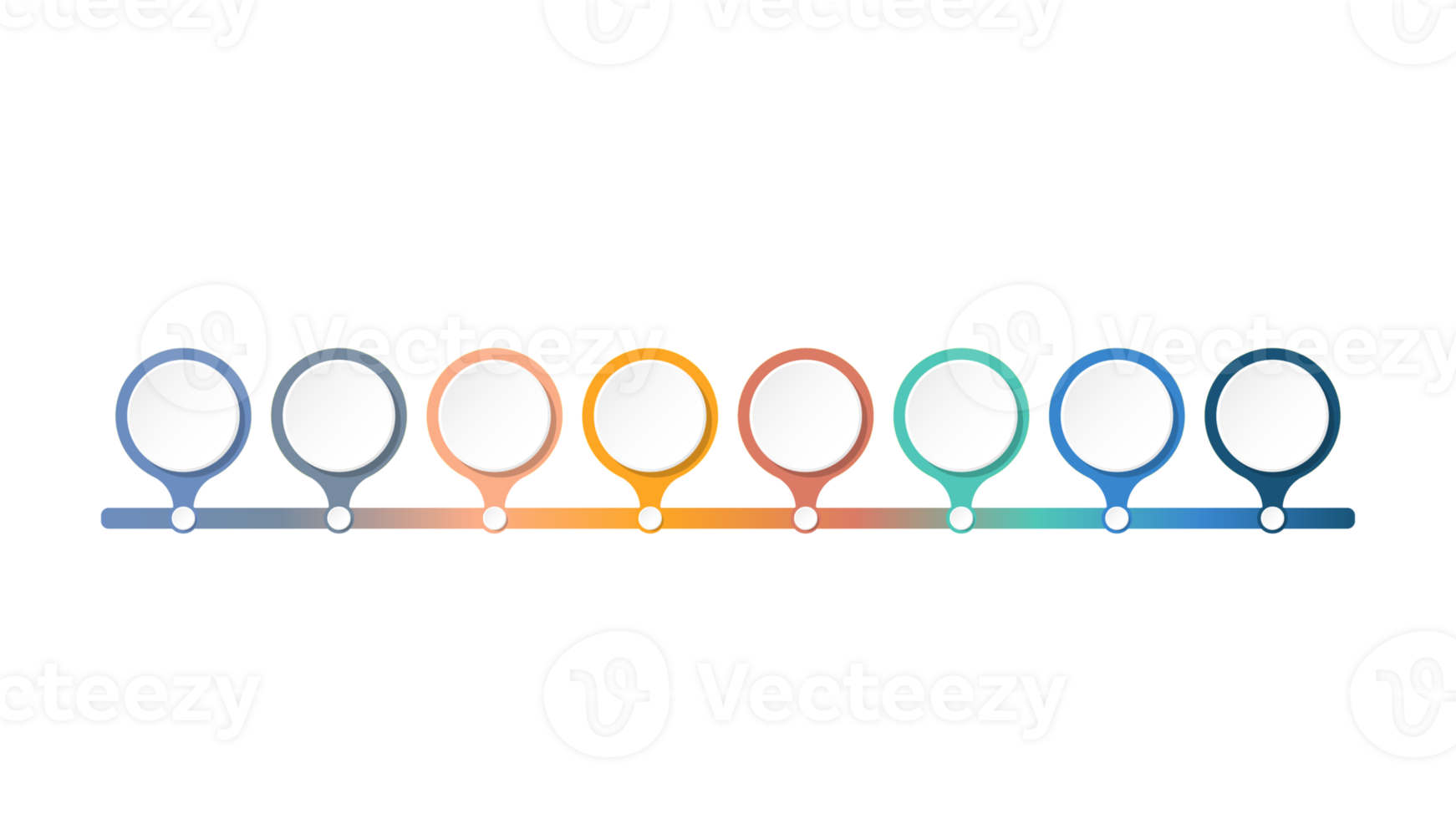 Infographic with 8 steps, process or options. png