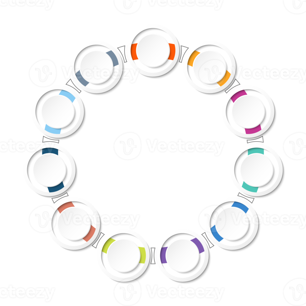 Infographic with 11 steps, process or options. png