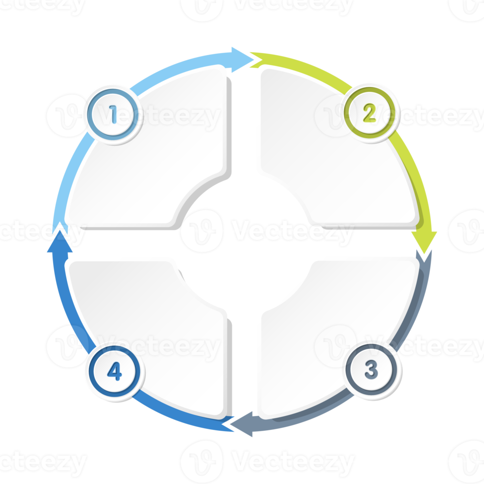 infografía con 4 pasos, procesos u opciones. png
