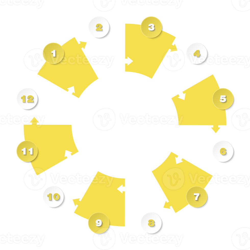 infographie avec 12 étapes, processus ou options. png