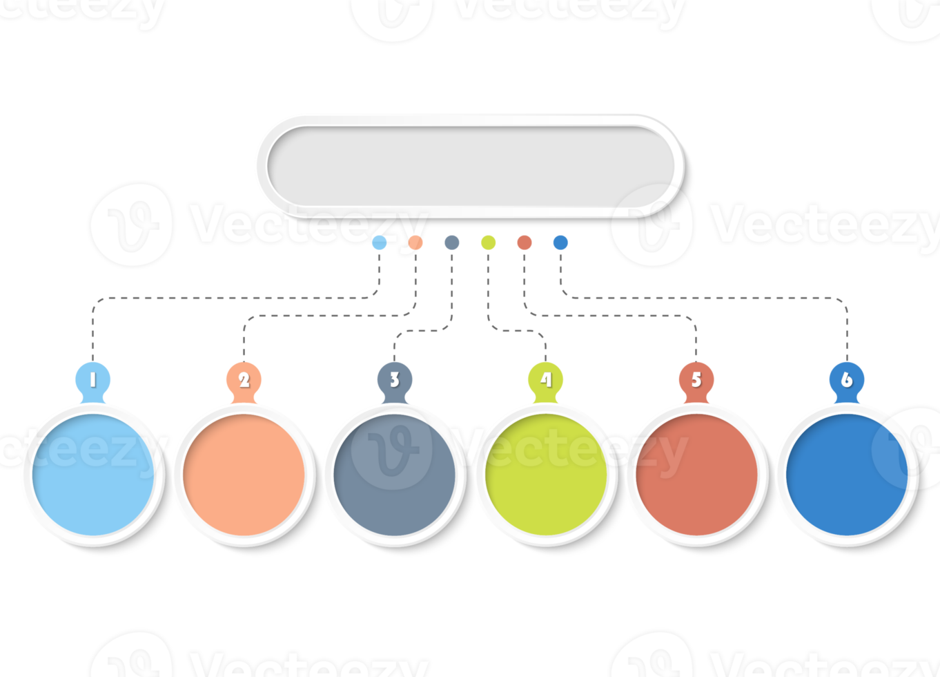 infographic met 6 stappen, werkwijze of opties. png