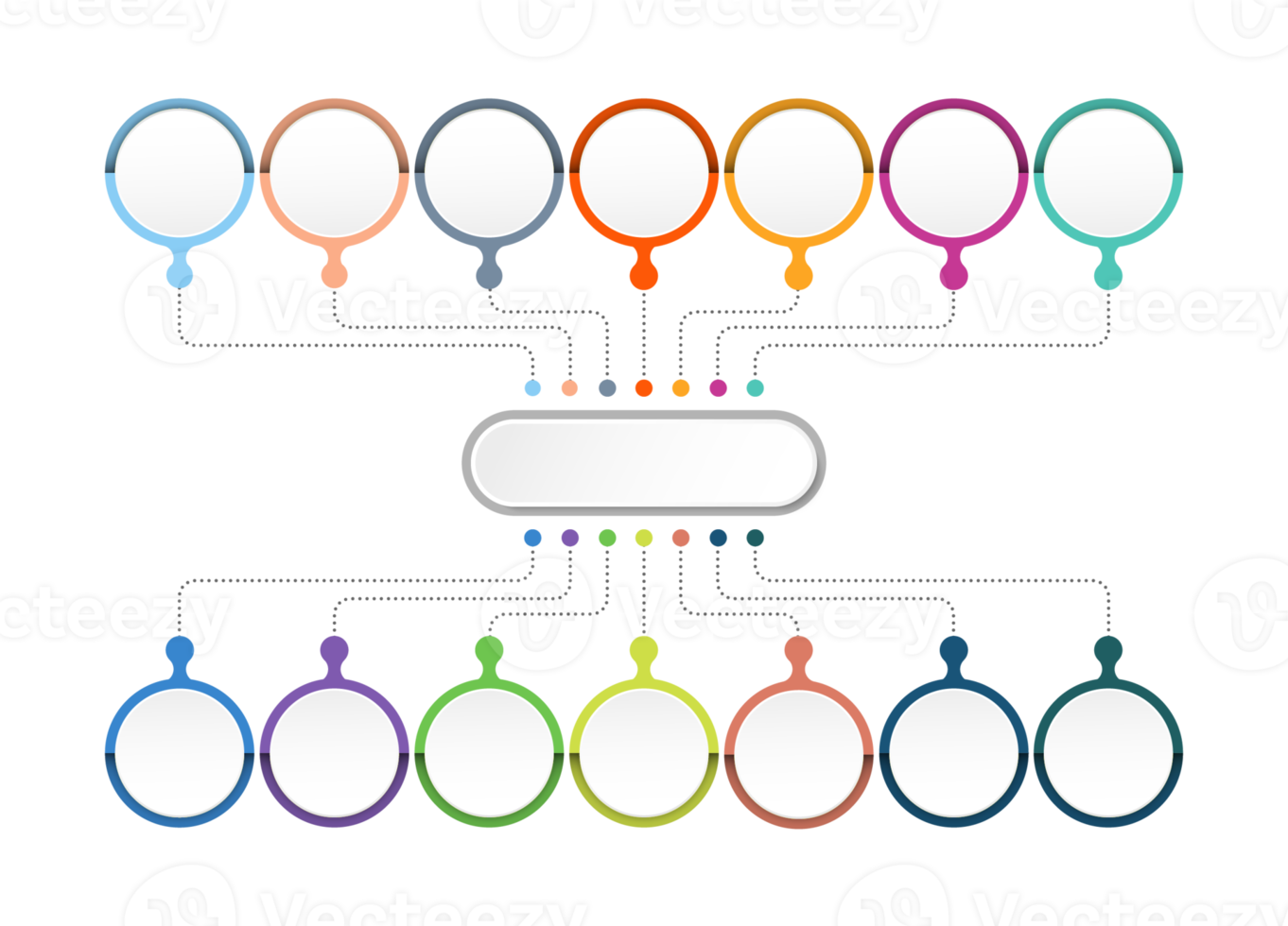 Infographic with 14 steps, process or options. png