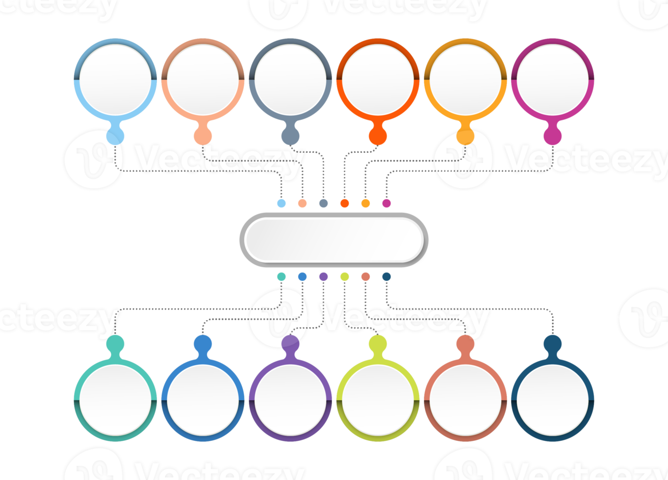 Infographic with 12 steps, process or options. png