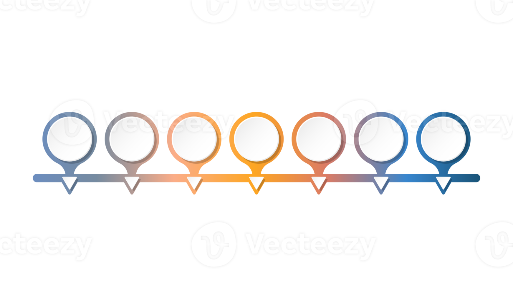 Infografik mit 7 Schritten, Prozess oder Optionen. png