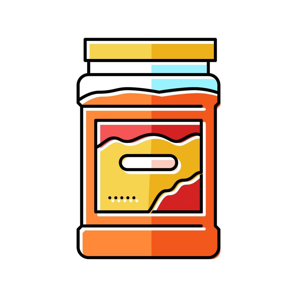 gelatina jalea caramelo gomoso color icono vector ilustración