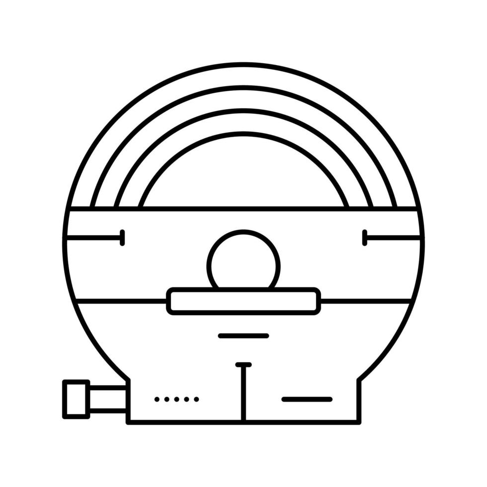 soaker hose water irrigation line icon vector illustration