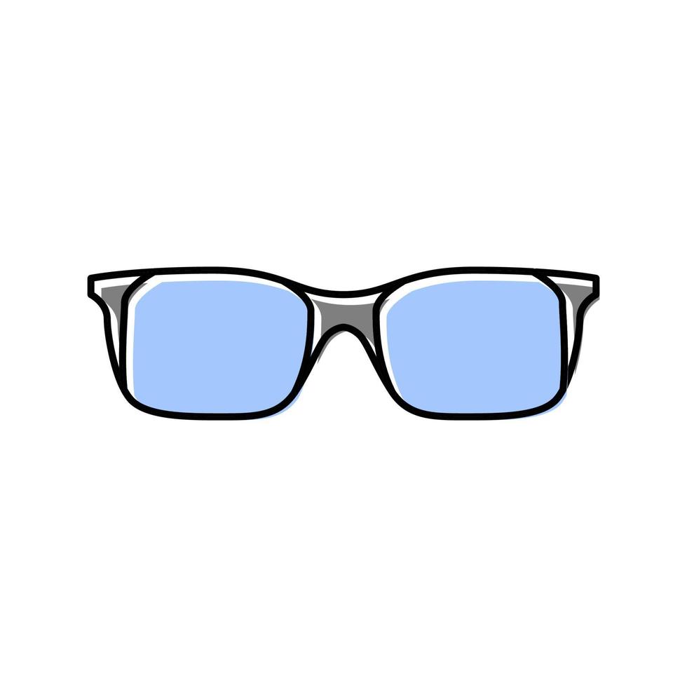 gafas ópticas icono de color óptico ilustración vectorial vector