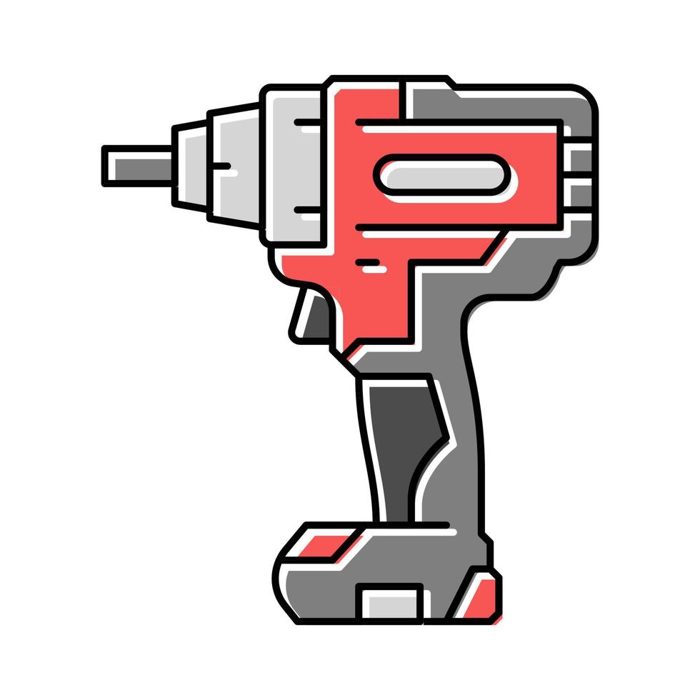 impact wrench tool color icon vector illustration 19001617 Vector Art at Vecteezy