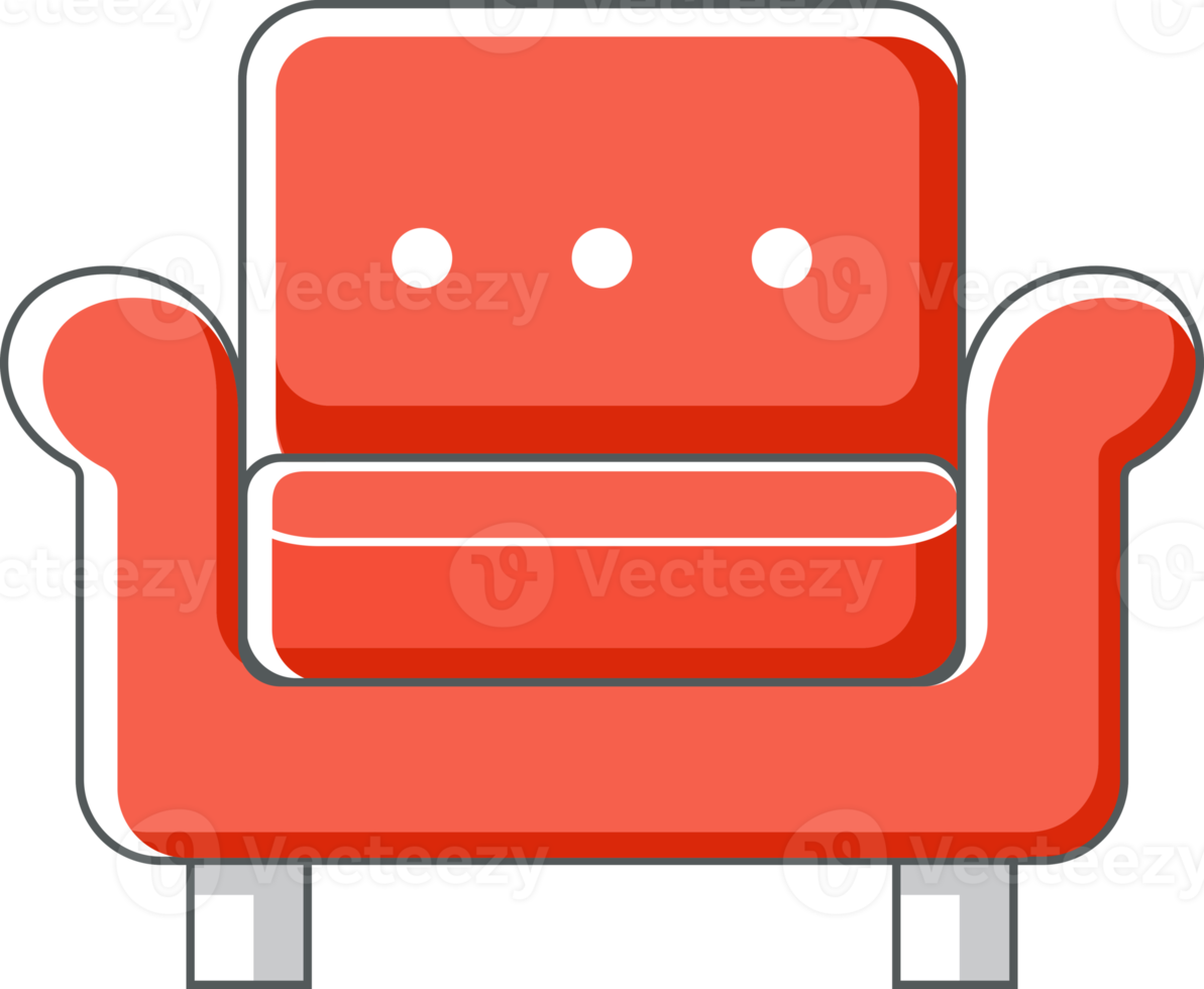 Sofa color symbol png