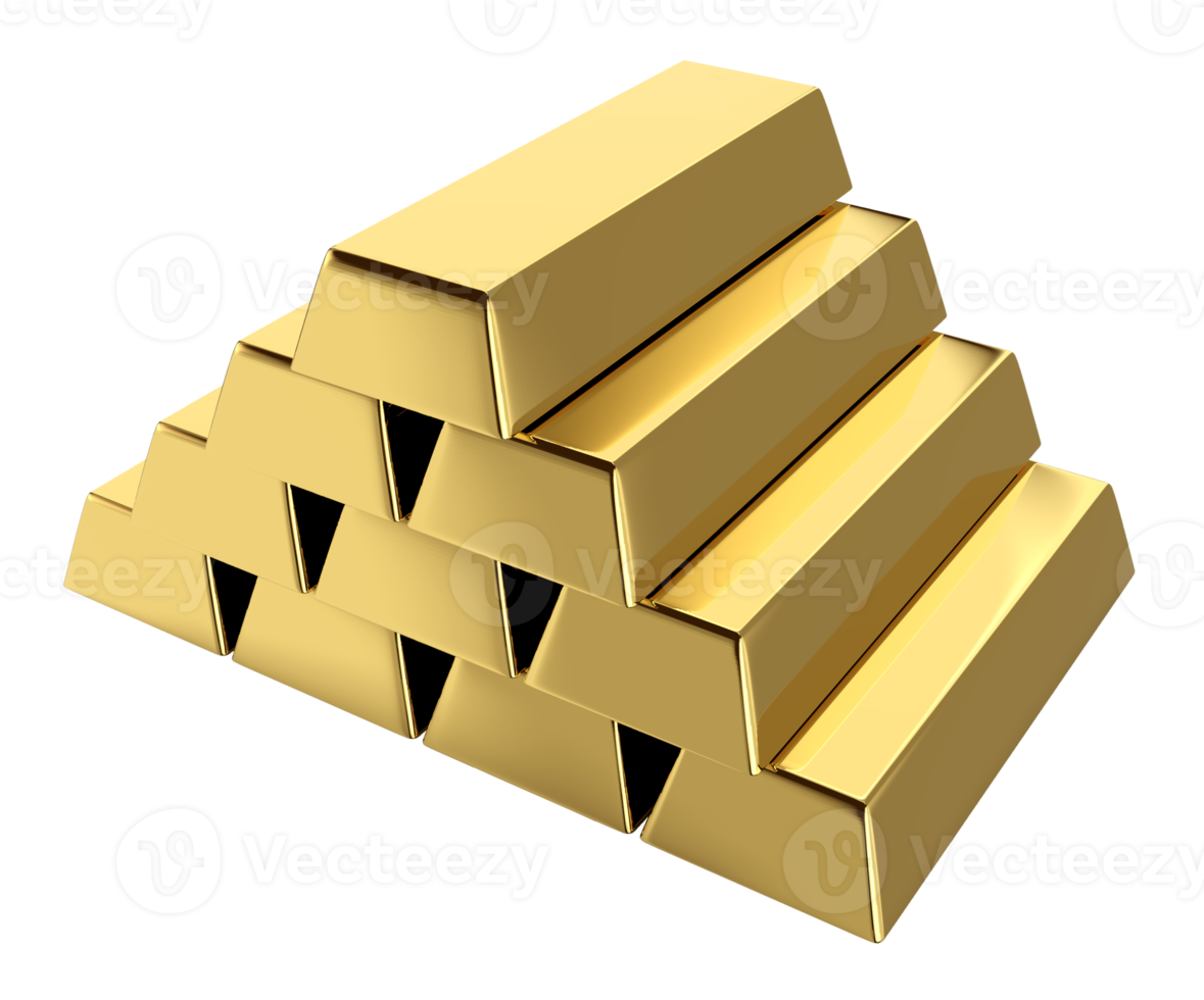 3D Gold bars 19001687 PNG