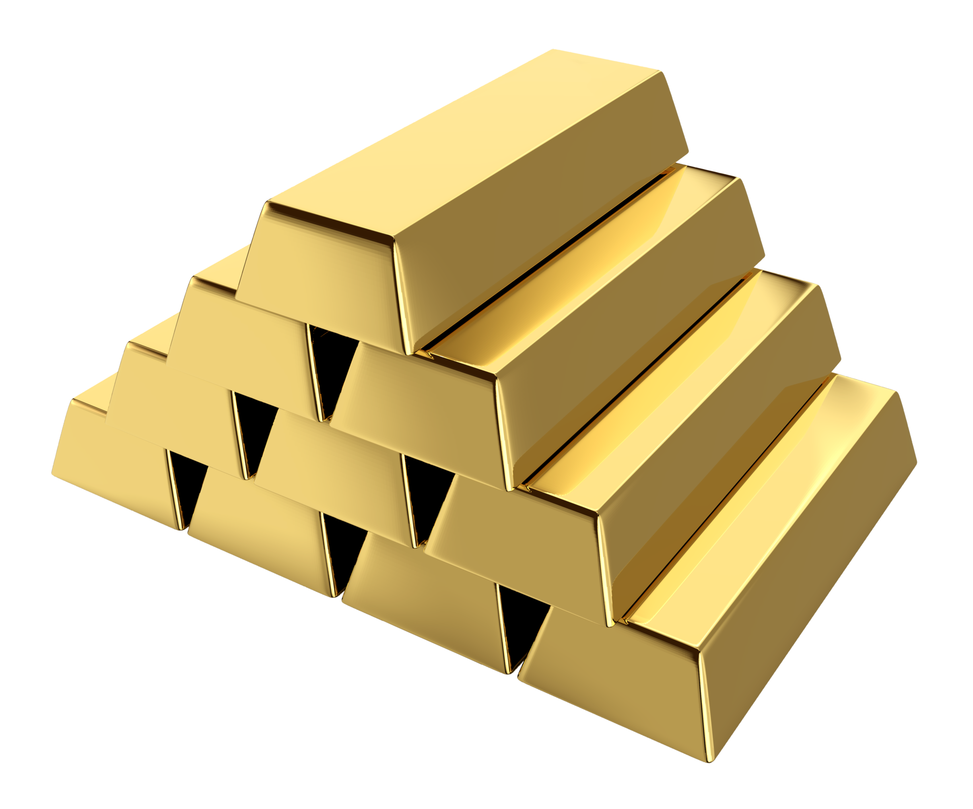 3D Gold bars 19001687 PNG