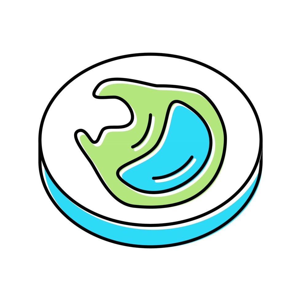 macrophage cell immunity color icon vector illustration