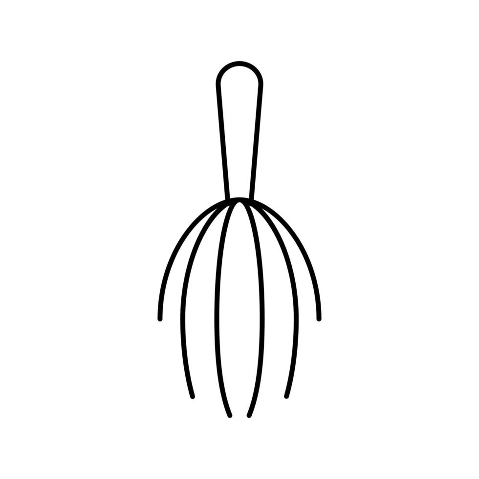 massage leisure line icon vector illustration