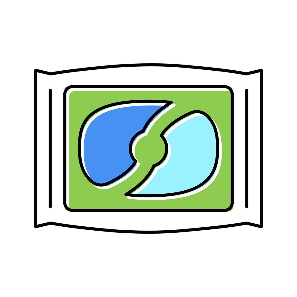 pods detergent color icon vector illustration