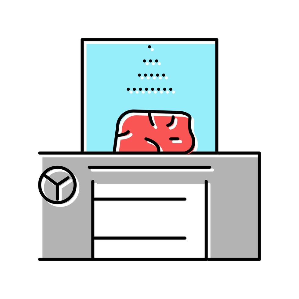 humidification system meat color icon vector illustration