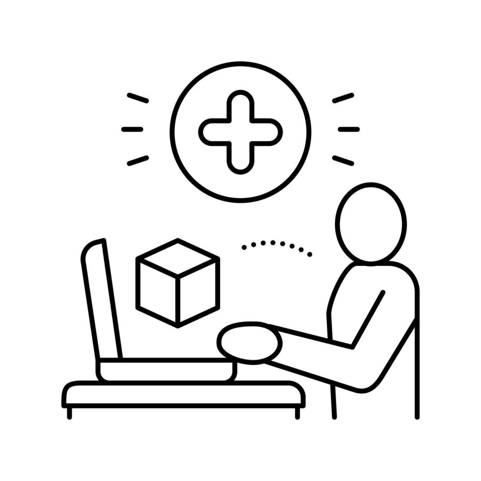 user social media ugc line icon vector illustration