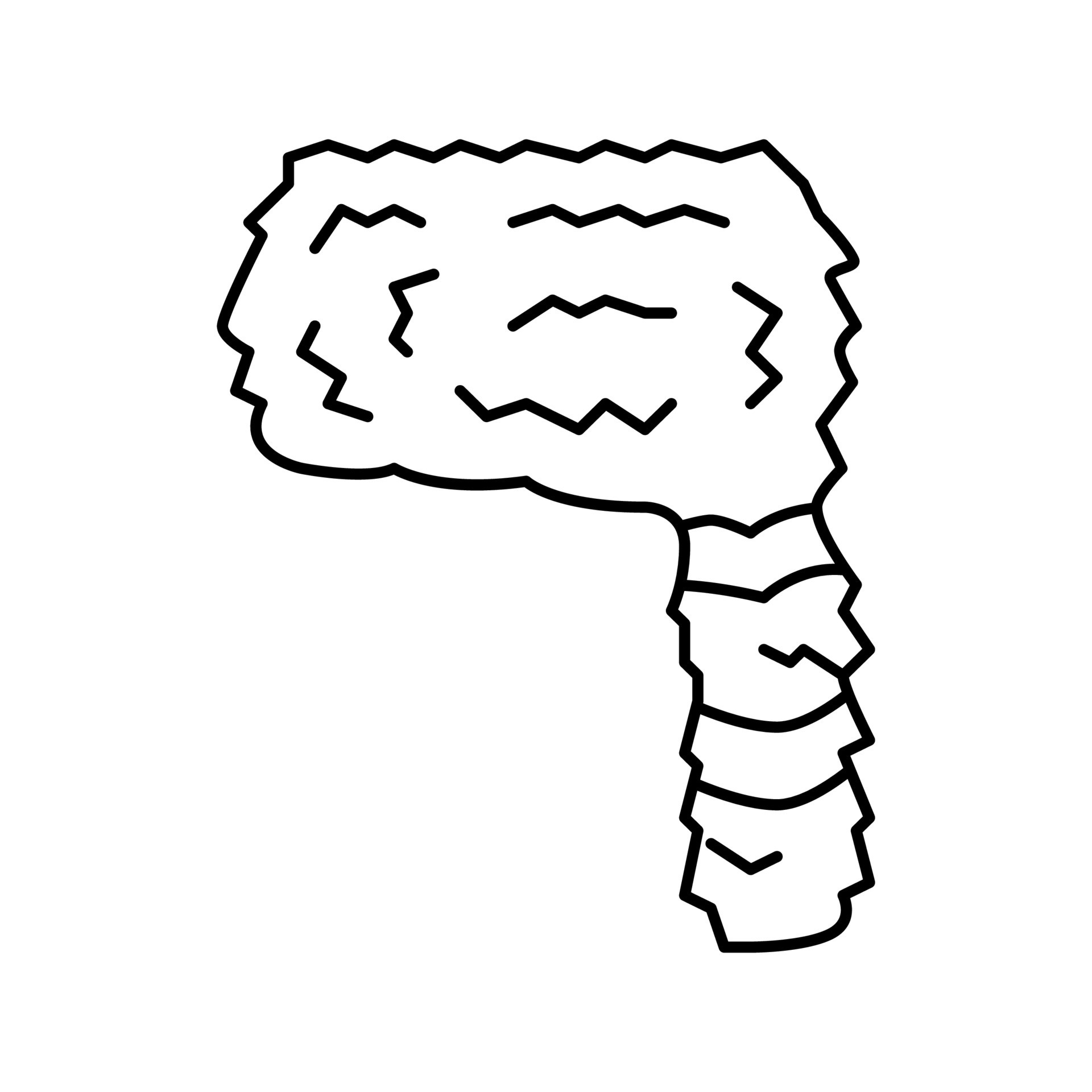 coonskin hat cap line icon vector illustration 19002645 Vector Art at