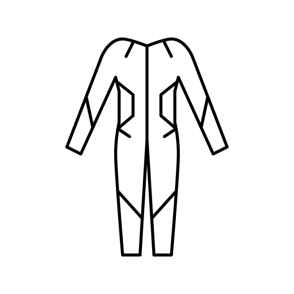 traje de baño línea icono vector ilustración signo