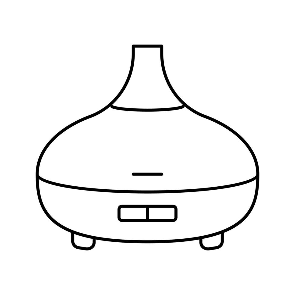 oil diffuser perfume line icon vector illustration