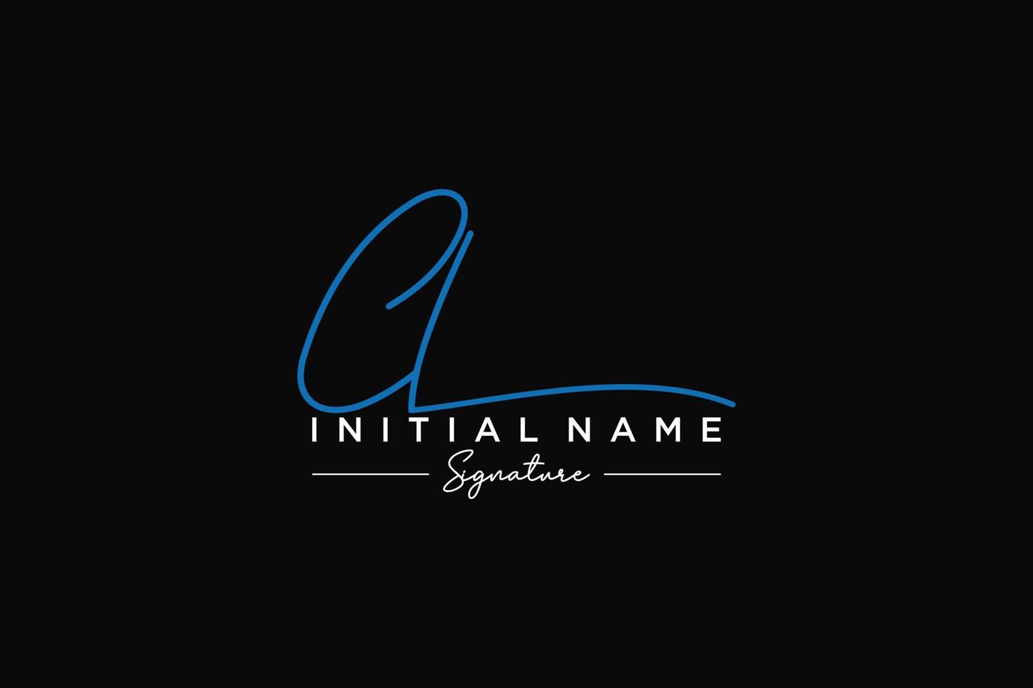 Initial CL signature logo template vector. Hand drawn Calligraphy lettering Vector illustration.