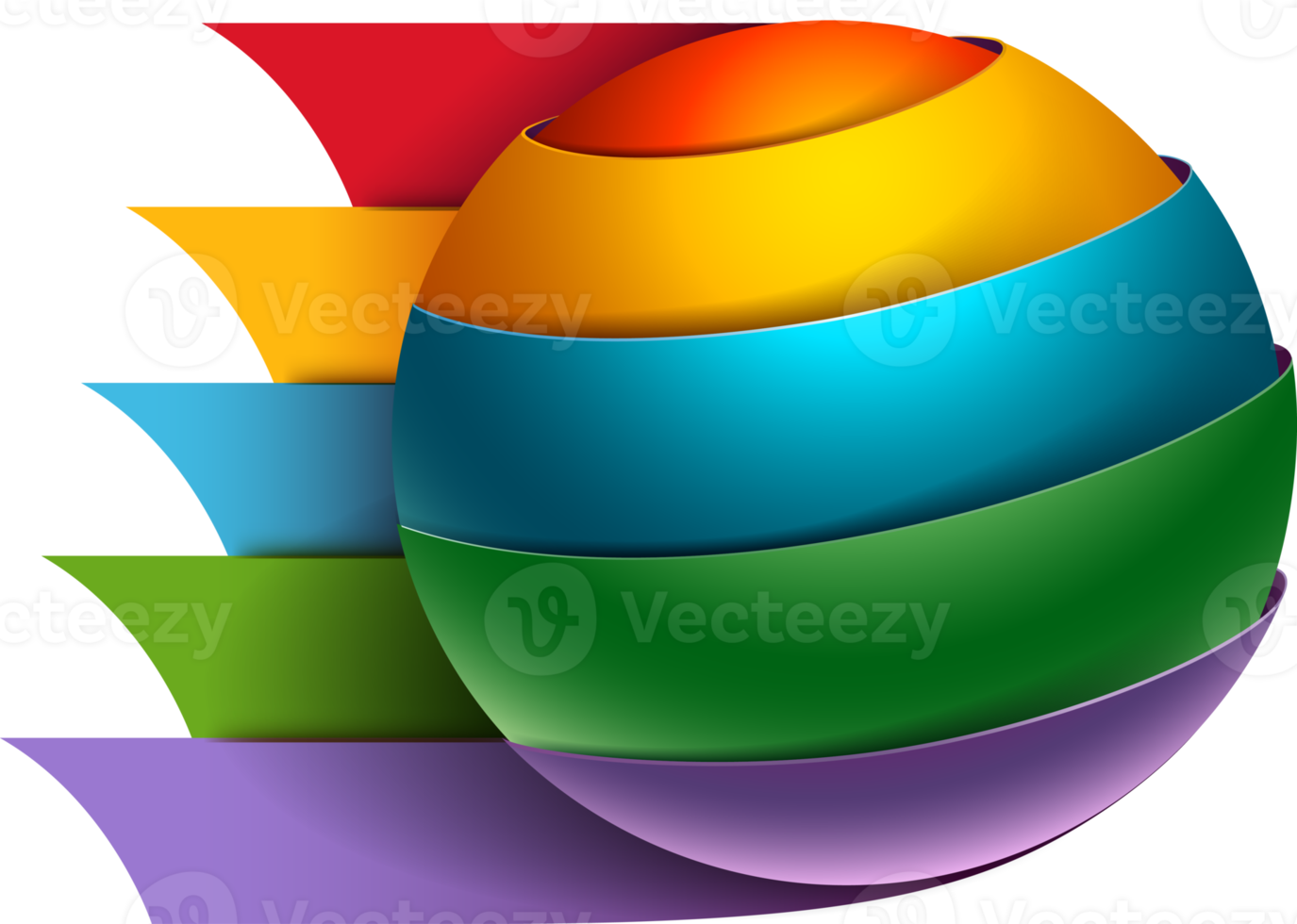 étape du diagramme infographique png