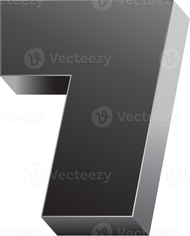 3D alphabet number text png