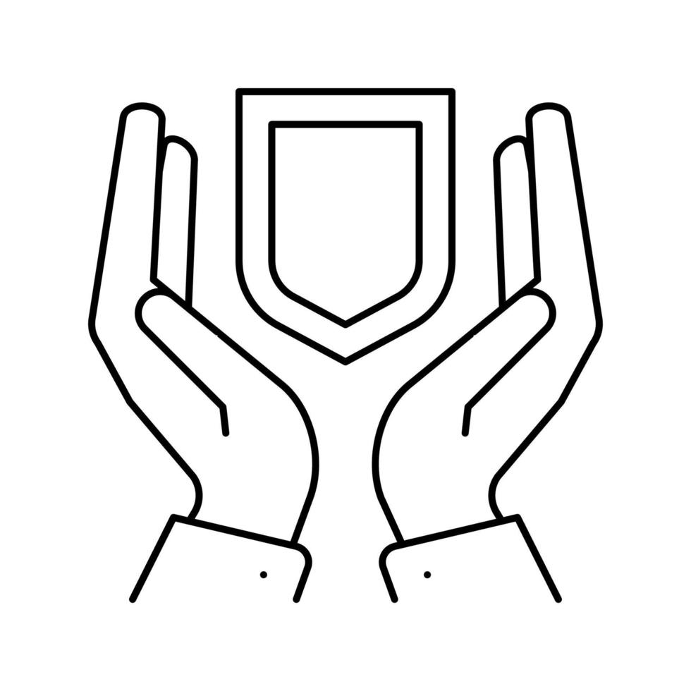 cerradura de puerta con contraseña línea icono vector ilustración aislada