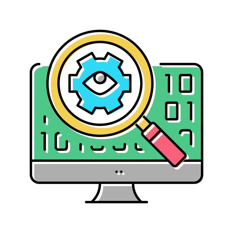 open source software color icon vector illustration 19003303 Vector Art