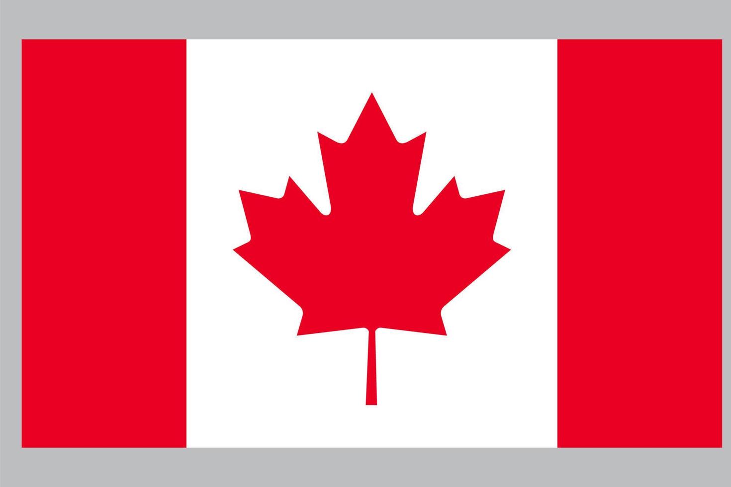 canada flag vector