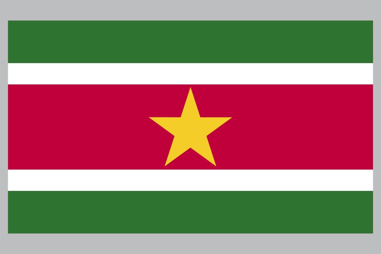 flag suriname vector