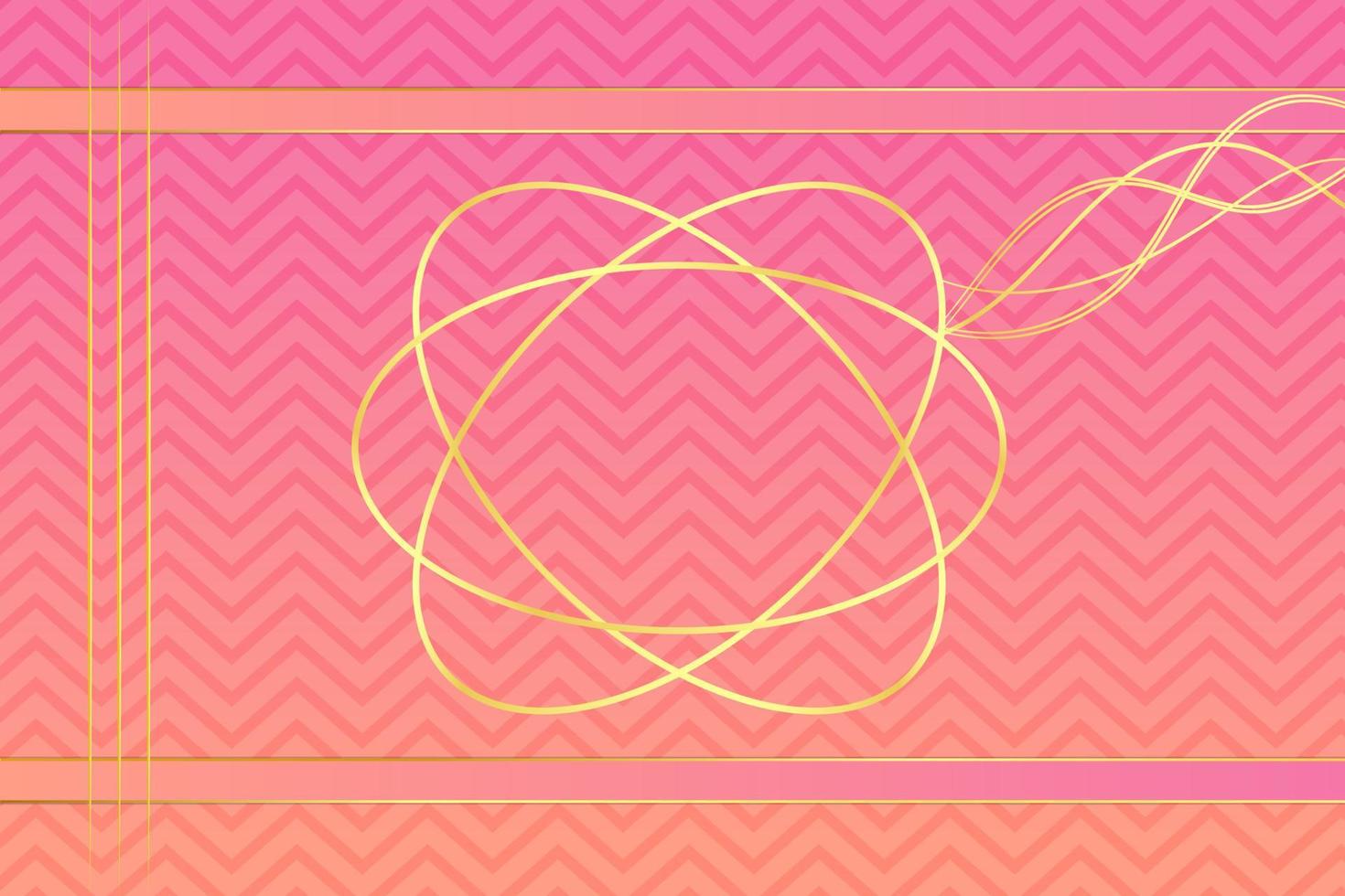 Modern luxury abstract background with golden line elements. modern pink gold background for design vector