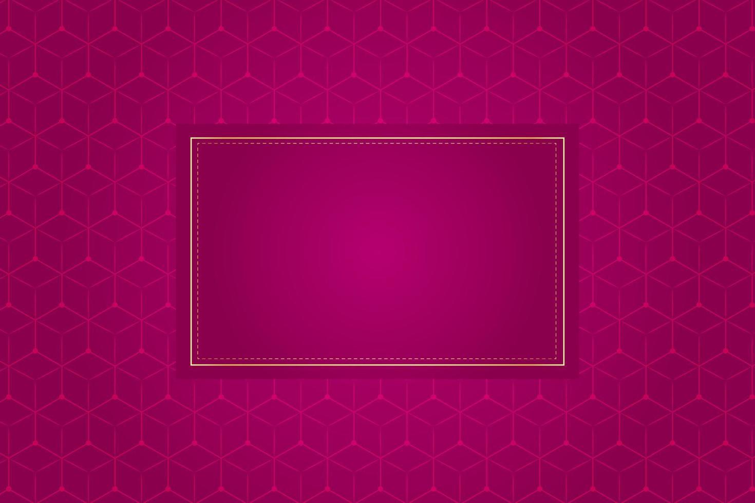 fondo abstracto de lujo moderno con elementos de línea dorada fondo degradado rosa moderno para diseño vector