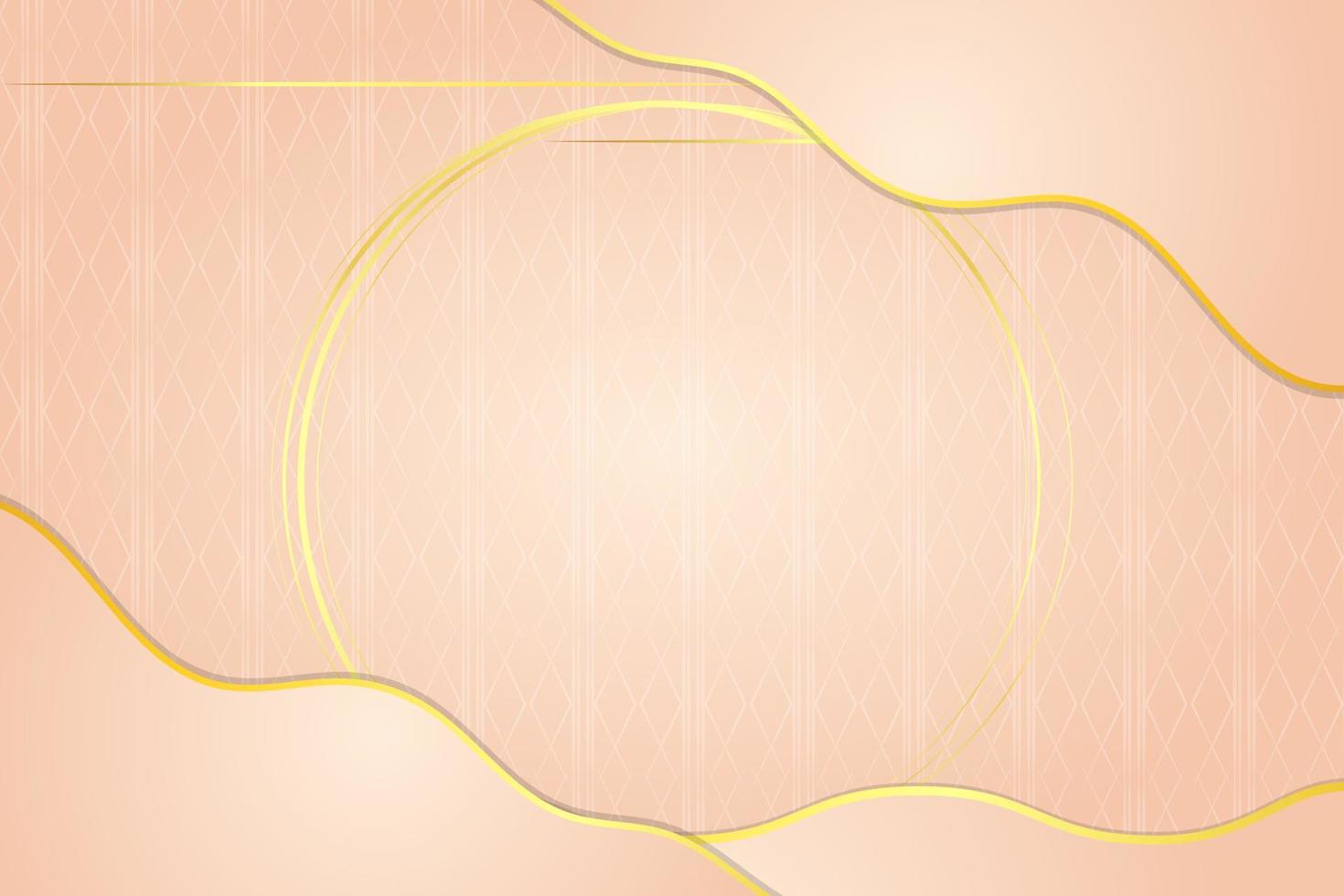 Modern luxury abstract background with golden line elements. modern pink gold background for design vector
