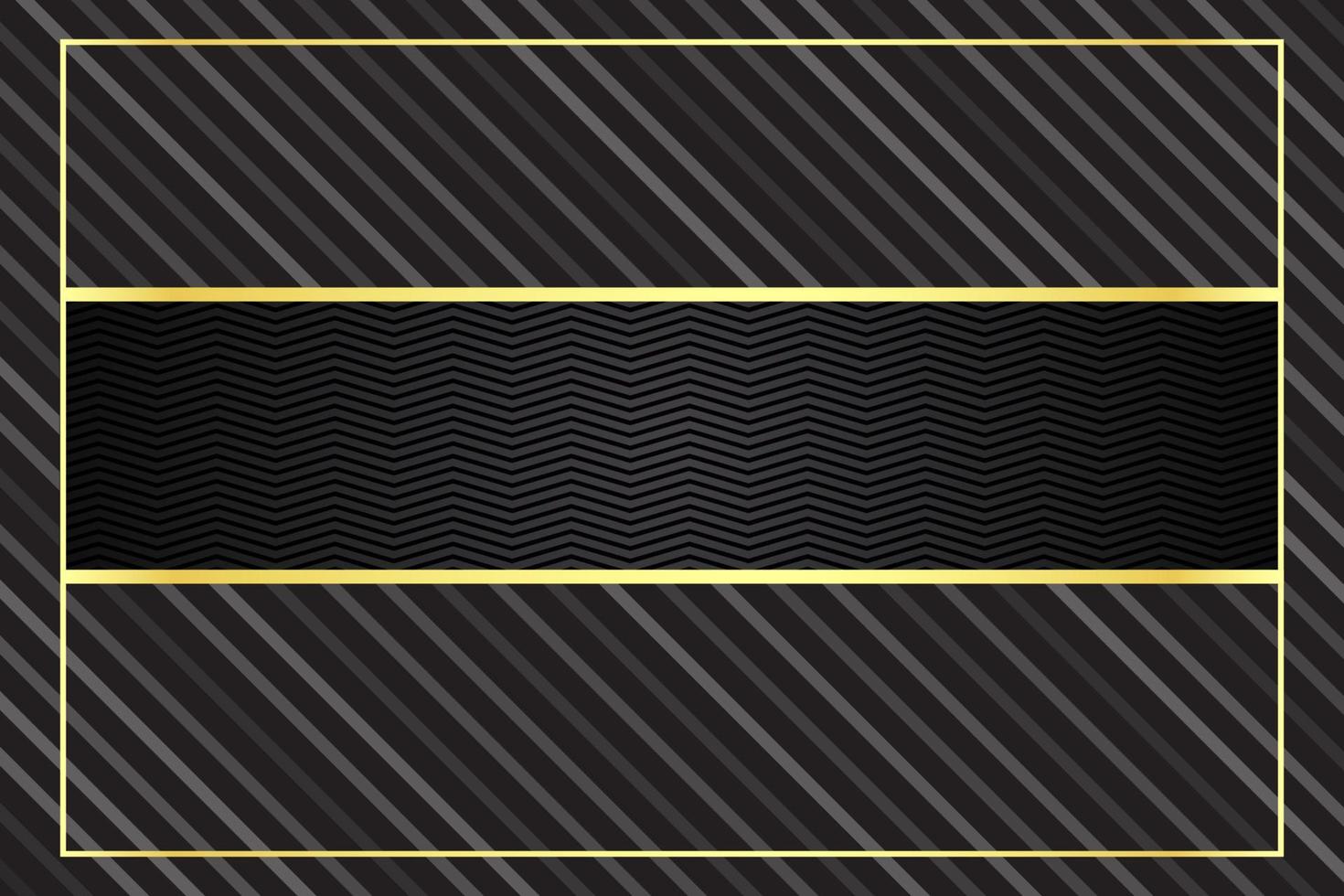 modern luxury abstract background with golden line elements Stylish gradient black background for design vector